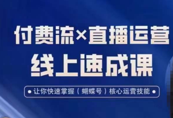 视频号付费流实操课程，付费流✖️直播运营速成课，让你快速掌握视频号核心运营技能-博库