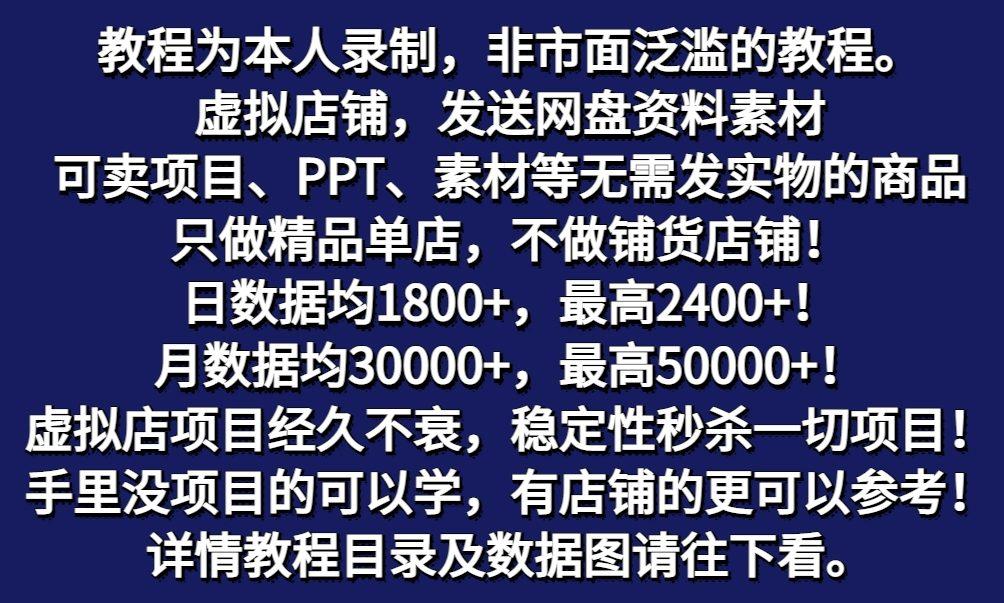 图片[2]-拼多多虚拟电商训练营月入50000+你也行，暴利稳定长久，副业首选-博库