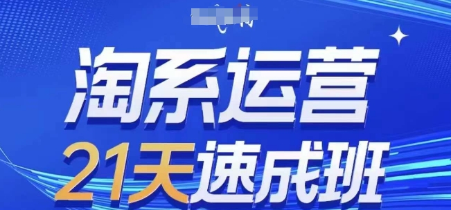 淘系运营21天速成班(更新24年9月)，0基础轻松搞定淘系运营，不做假把式-博库