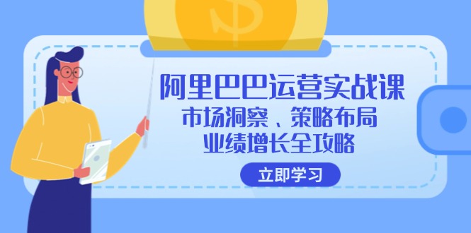 阿里巴巴运营实战课：市场洞察、策略布局、业绩增长全攻略-博库