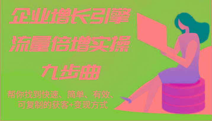 企业增长引擎流量倍增实操九步曲，帮你找到快速、简单、有效、可复制的获客+变现方式-博库