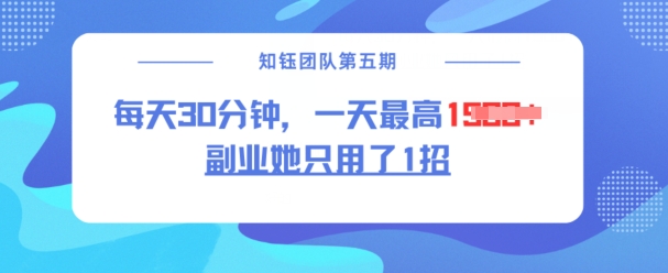 副业她只用了1招，每天30分钟，无脑二创，一天最高1.5k-博库