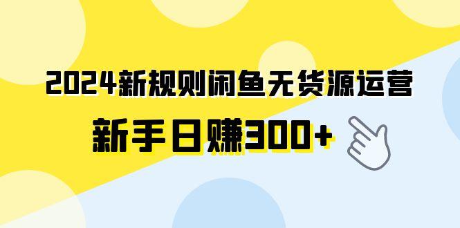 (9522期)2024新规则闲鱼无货源运营新手日赚300+-博库