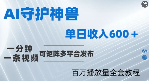 制作各省守护神，100多W播放量的视频只需要1分钟就能完成【揭秘】-博库