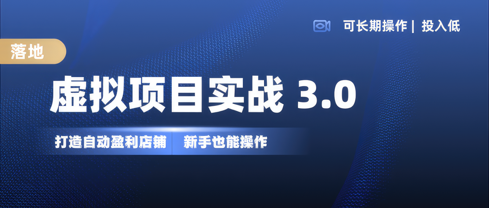 虚拟项目实操落地 3.0,新手轻松上手，单品月入1W+-博库