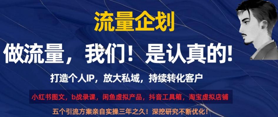 流量企划，打造个人IP，放大私域，持续转化客户【揭秘】-博库