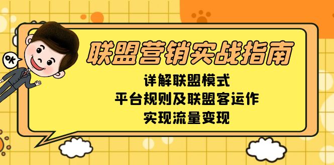 联盟营销实战指南，详解联盟模式、平台规则及联盟客运作，实现流量变现-博库