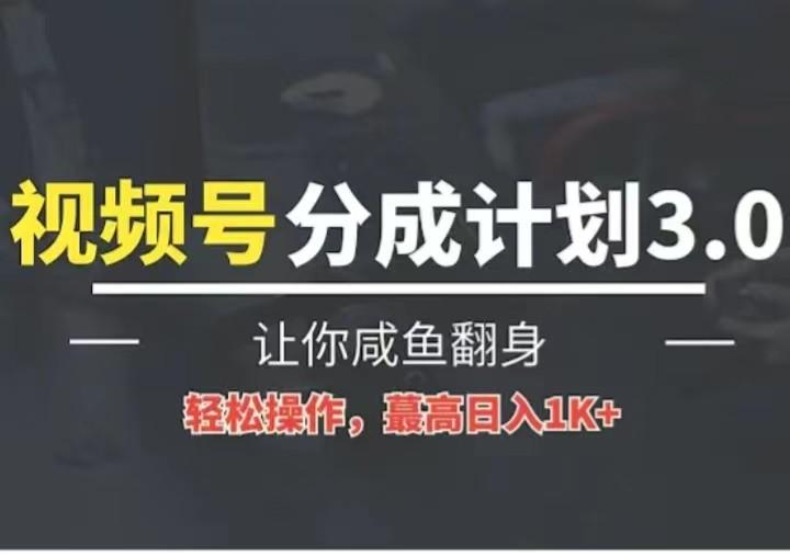 24年视频号冷门蓝海赛道，操作简单，单号收益可达四位数-博库