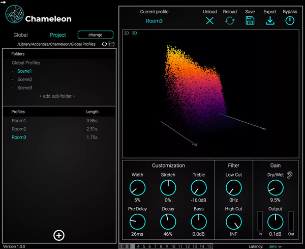 Accentize Chameleon(智能音频插件) v2.1.1 免费版-博库