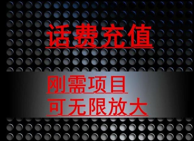 最新蓝海项目，刚需赛道，95折充话费月入5位数-博库