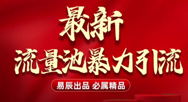 最新“流量池”无门槛暴力引流(全网首发)日引500+-博库