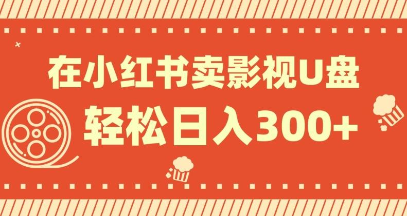 在小红书上卖影视U盘，轻松日入300+，操作简单，小白可轻松上手-博库