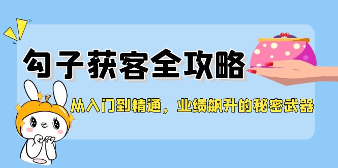 从入门到精通，勾子获客全攻略，业绩飙升的秘密武器-博库