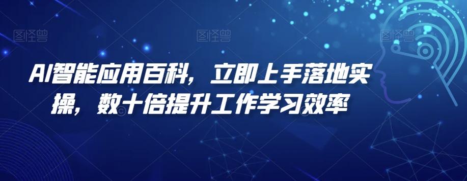 AI智能应用百科，​立即上手落地实操，数十倍提升工作学习效率-博库