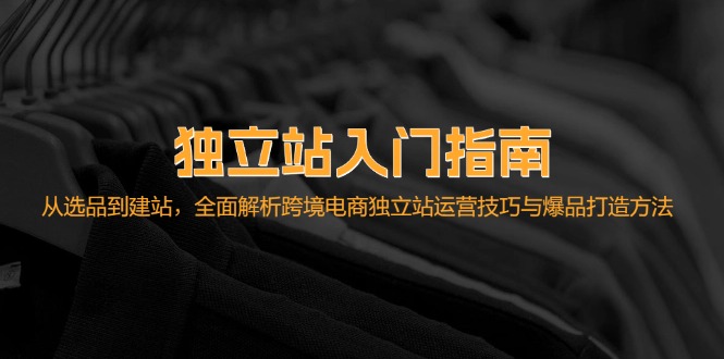 独立站入门指南：从选品到建站，全面解析跨境电商独立站运营技巧与爆品…-博库