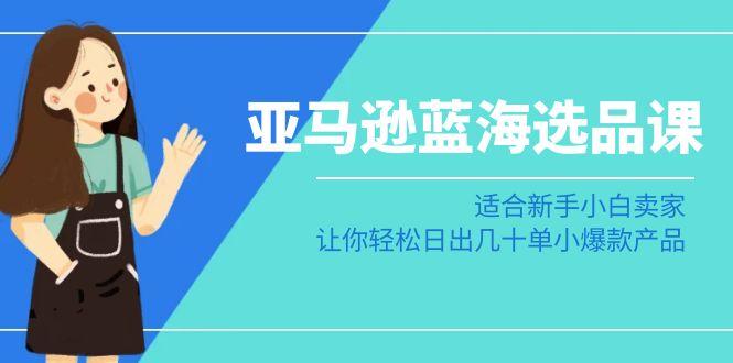 亚马逊-蓝海选品课：适合新手小白卖家，让你轻松日出几十单小爆款产品-博库