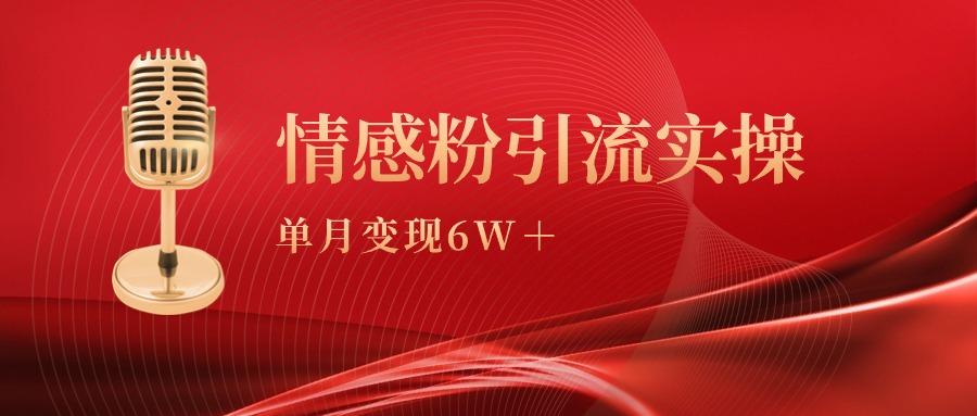 (9473期)单月变现6w+，情感粉引流变现实操课-博库