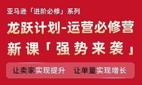 亚马逊进阶必修系列，龙跃计划-运营必修营新课，让卖家实现提升 让单量实现增长-博库