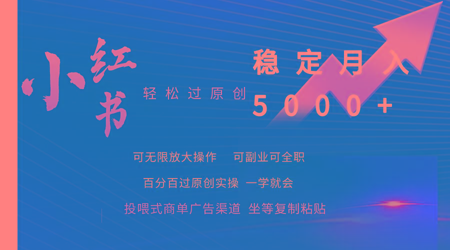 (9792期)小红书轻松过原创稳定月入5000+-博库