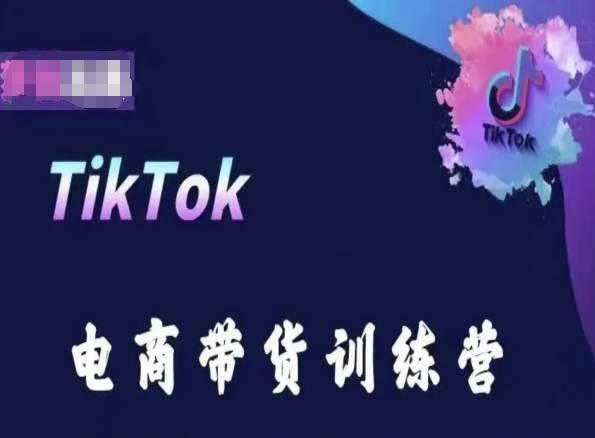 TikTok电商带货训练营，跟随时代潮流，跨境掘金-博库