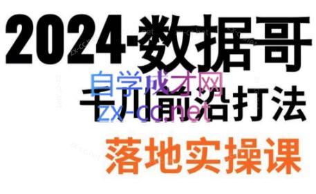 数据哥·2024年千川前沿打法落地实操课-博库