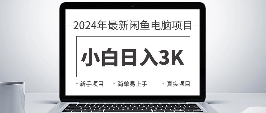 2024最新闲鱼卖电脑项目，新手小白日入3K+，最真实的项目教学-博库