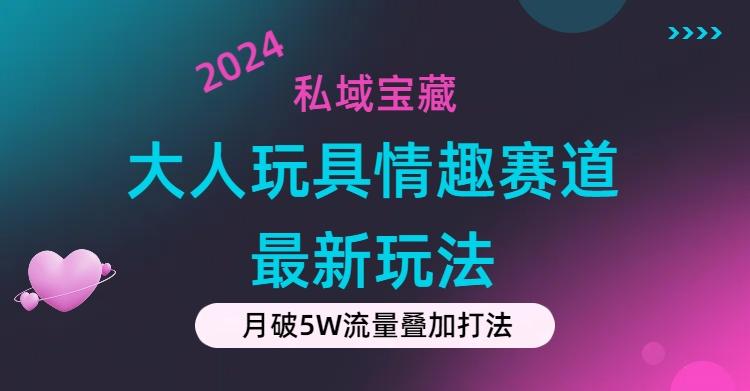 私域宝藏：大人玩具情趣赛道合规新玩法，零投入，私域超高流量成单率高-博库