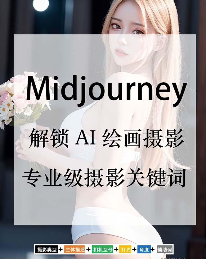 Midjourney关键词-解锁AI绘画专业级人工智能摄影关键词表-博库