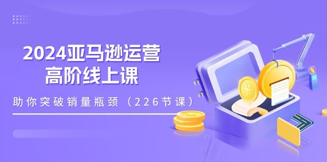 2024亚马逊运营-高阶线上课，助你突破销量瓶颈(228节课-博库