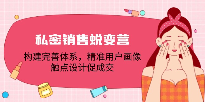 私密销售蜕变营：构建完善体系，精准用户画像，触点设计促成交-博库