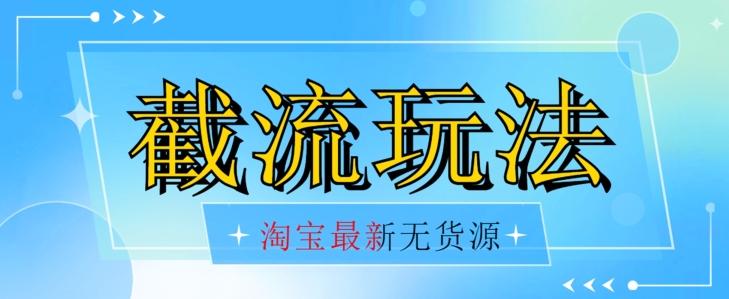 首发价值2980最新淘宝无货源不开车自然流超低成本截流玩法日入300+【揭秘】【1016更新】-博库