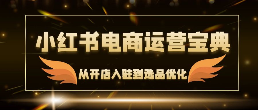 小红书电商运营宝典：从开店入驻到选品优化，一站式解决你的电商难题-博库