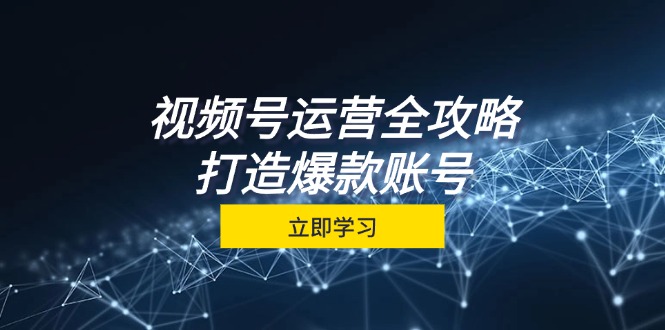 视频号运营全攻略，从定位到成交一站式学习，视频号核心秘诀，打造爆款…-博库