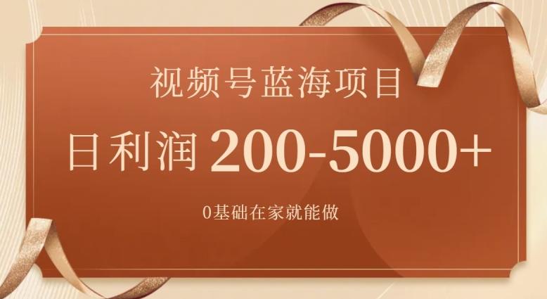 外边收费699视频号项目，最新玩法，简单好操作，一人可做，日四位数-博库