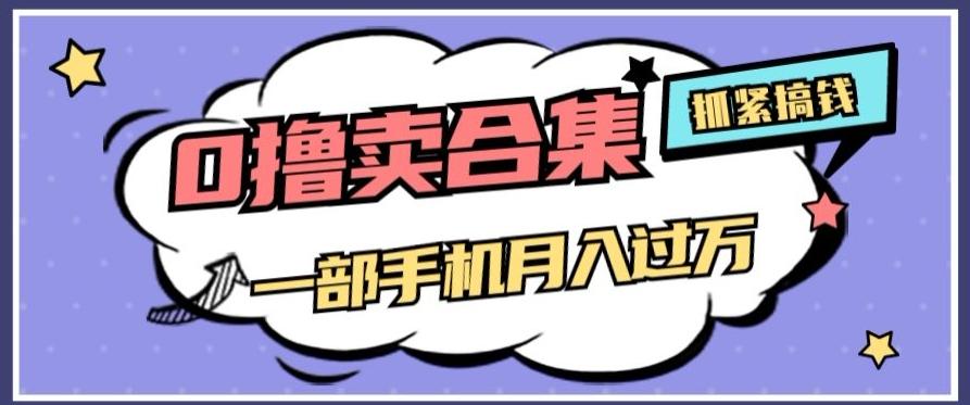 0撸项目月入过万，售卖全套ai工具合集，一单29.9元，一部手机即可【揭秘】-博库