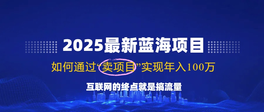 2025最新蓝海项目，零门槛轻松复制，月入10万+，新手也能操作！-博库