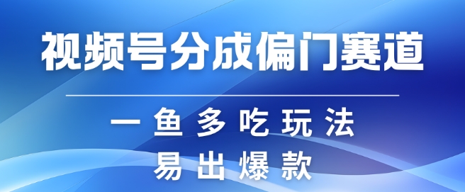 视频号创作者分成计划偏门类目，容易爆流，实拍内容简单易做【揭秘】-博库