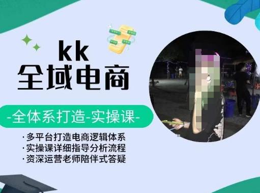 KK全域电商，全体系打造实操课，多平台打造电商逻辑体系-博库