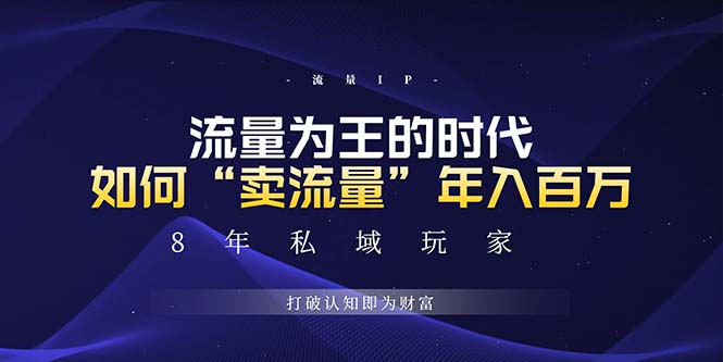 未来如何通过“卖流量”年入百万，跨越一切周期绝对蓝海项目-博库